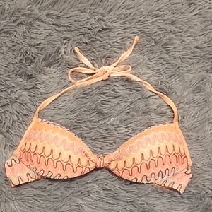 Hobie Orange and Pink Bikini Top